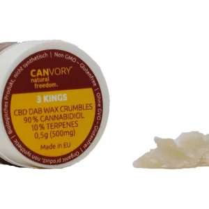 Kaufen Sie 3 Kings CBD Terpsolat Cannabidiol Wachs Dab Wax 90 %, 500 mg online