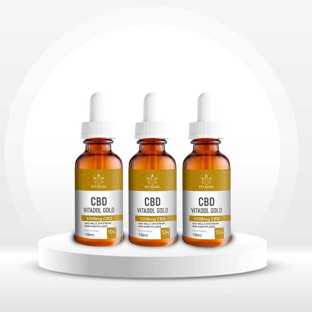 Vitadol Gold CBD Öl 10 % 10 ml zum Online-Verkauf