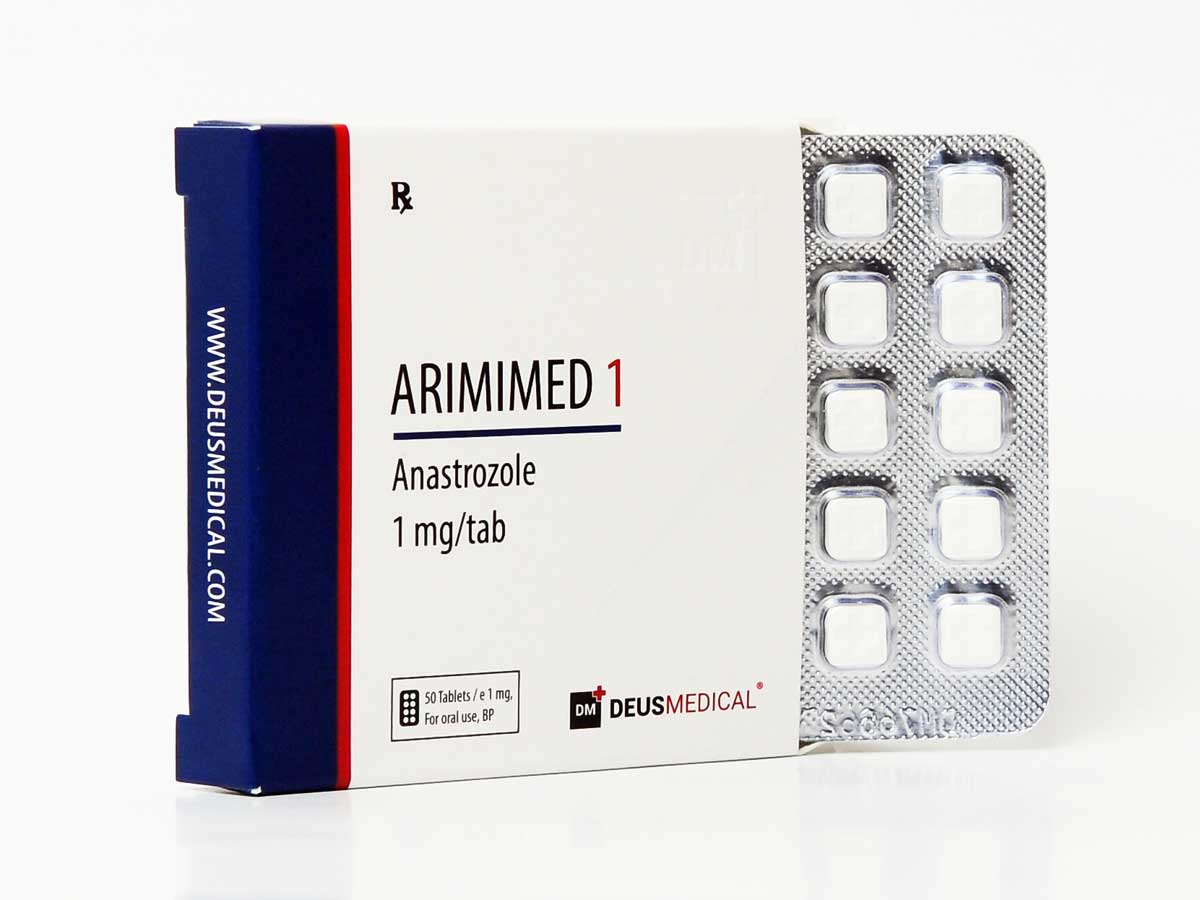 Arimimed 1 mg – Anastrozol – Deus Medical zum Online-Verkauf