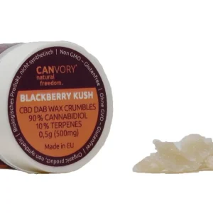 Kaufen Sie Blackberry Kush CBD Terpsolat Cannabidiol Wachs Dab Wax 90 %, 500 mg online