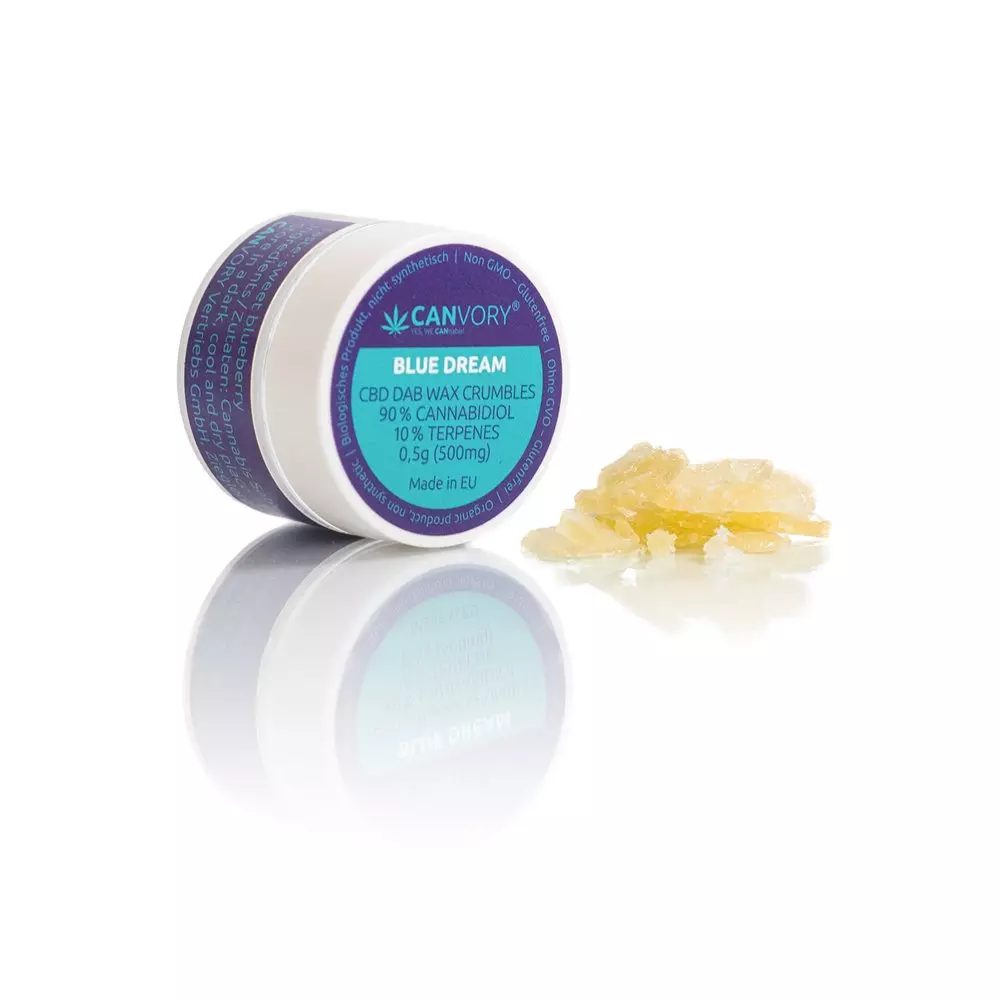Blue Dream CBD Terpsolat Cannabidiol Wachs Dab Wax 90 %, 500 mg online kaufen