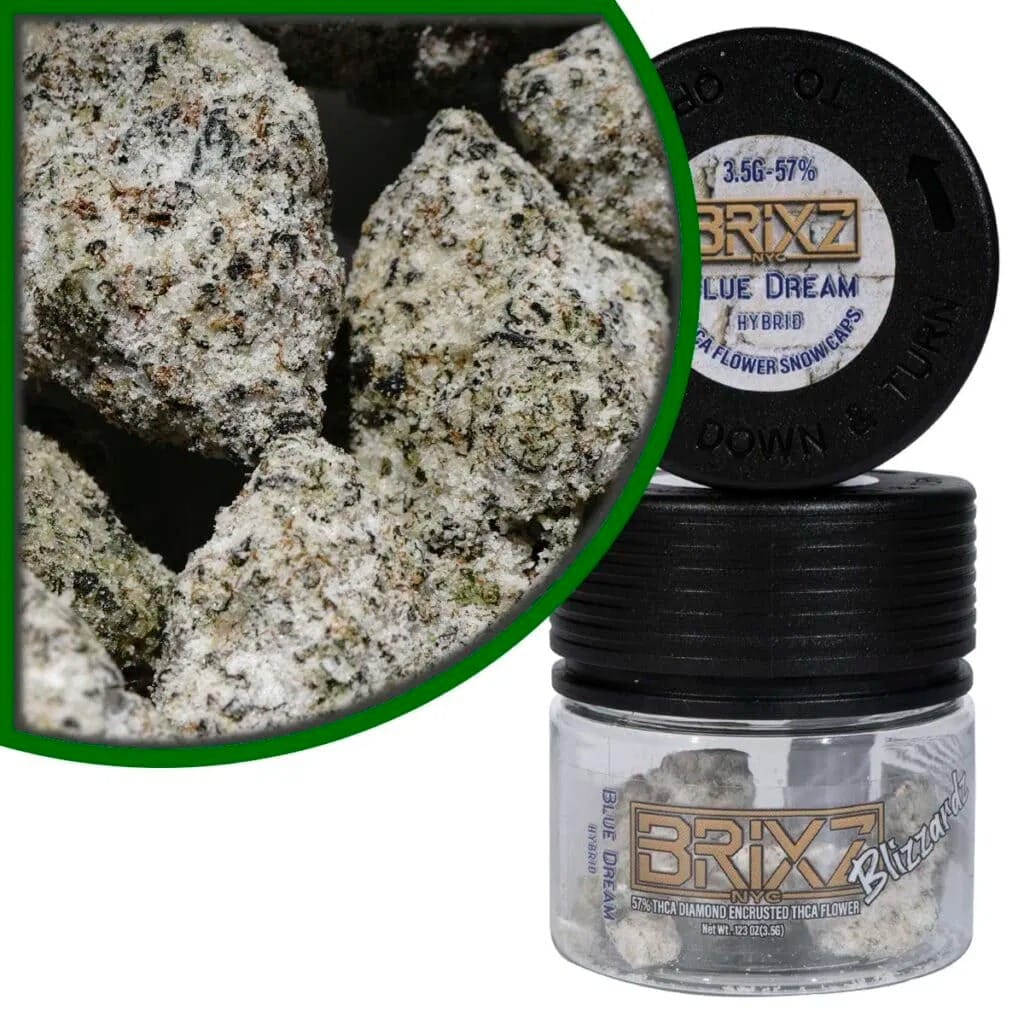 Buy BRIXZ Blizzardz THCa Flower 3.5 Grams Online 