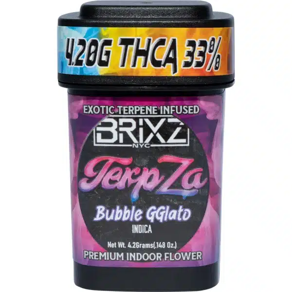 Kaufen Sie BRIXZ TerpZa 33% THCa Aromaverstärkte Blüten 4,20g - Bubble GGlato Online