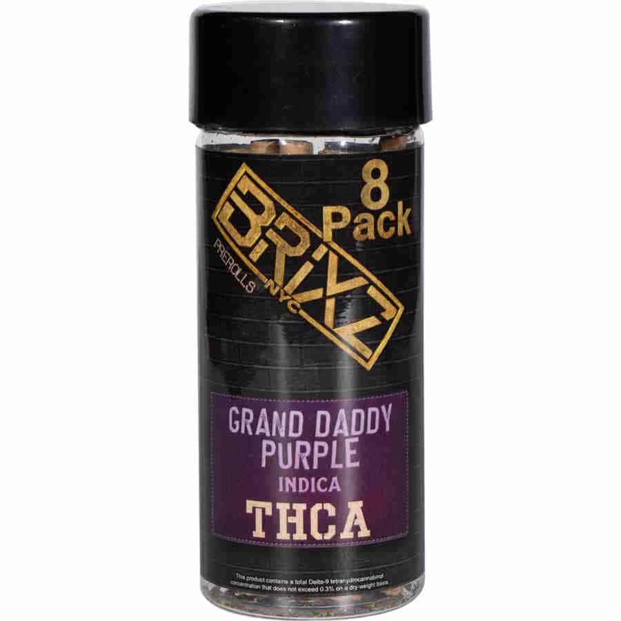 Kaufen Sie BRIXZ THCa Pre-Rolls 6g 8er-Packung - Grandaddy Purple online