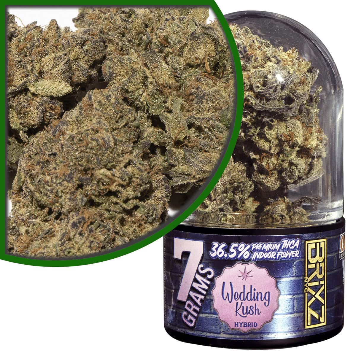 Kaufen Sie BRIXZ THCa Premium Indoor-Blüten 7g - Wedding Kush online