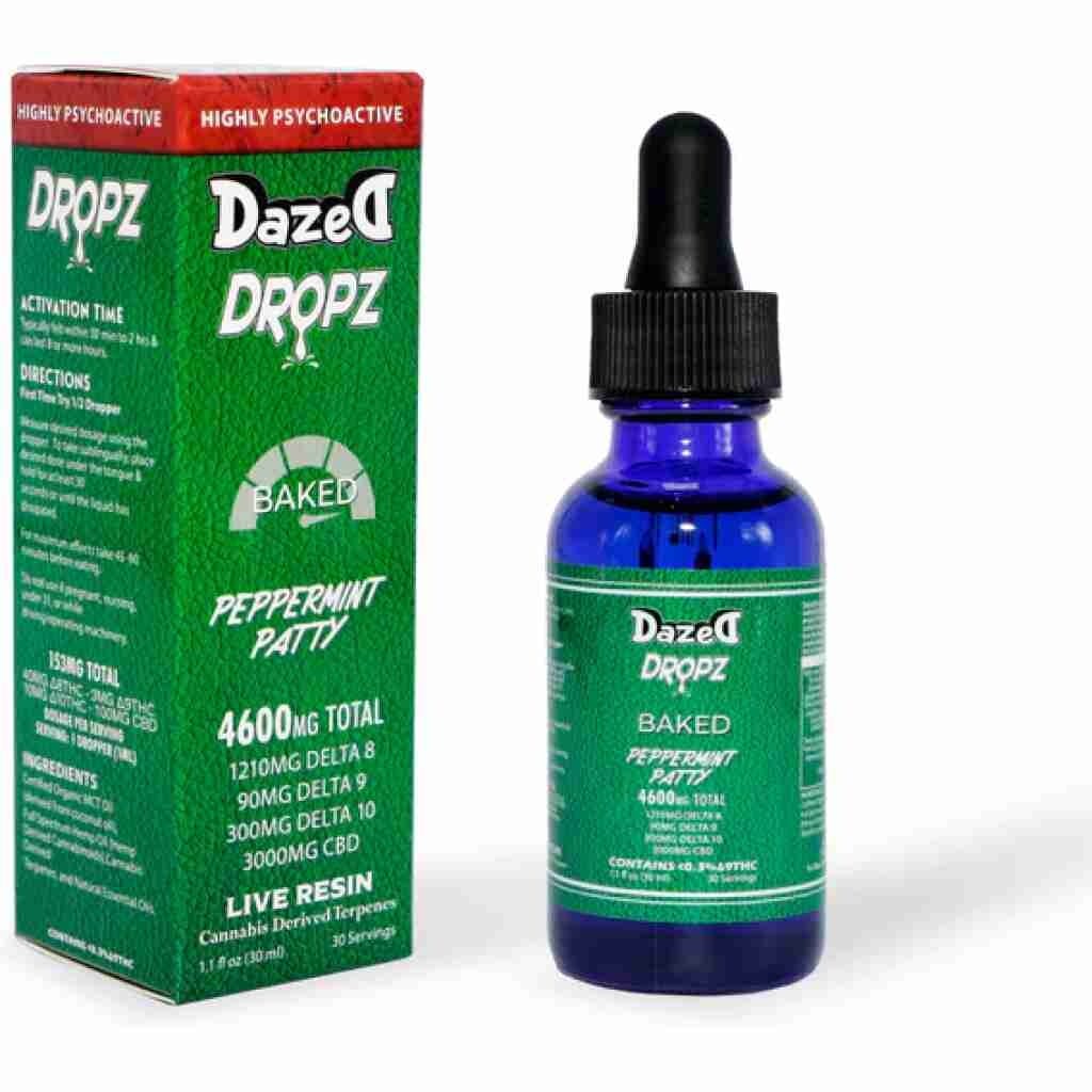 Buy Dazed Dropz THC CBD CBG CBD Oil Tinctures Online