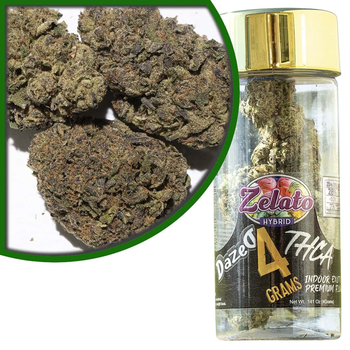 Dazed THCa Premium Indoor-Blüten 4g kaufen - Zelato online
