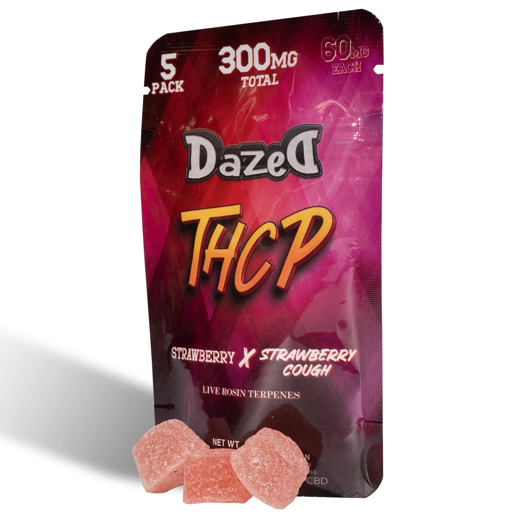 Buy Dazed THCP Gummies 60mg 5pc | Offer Online