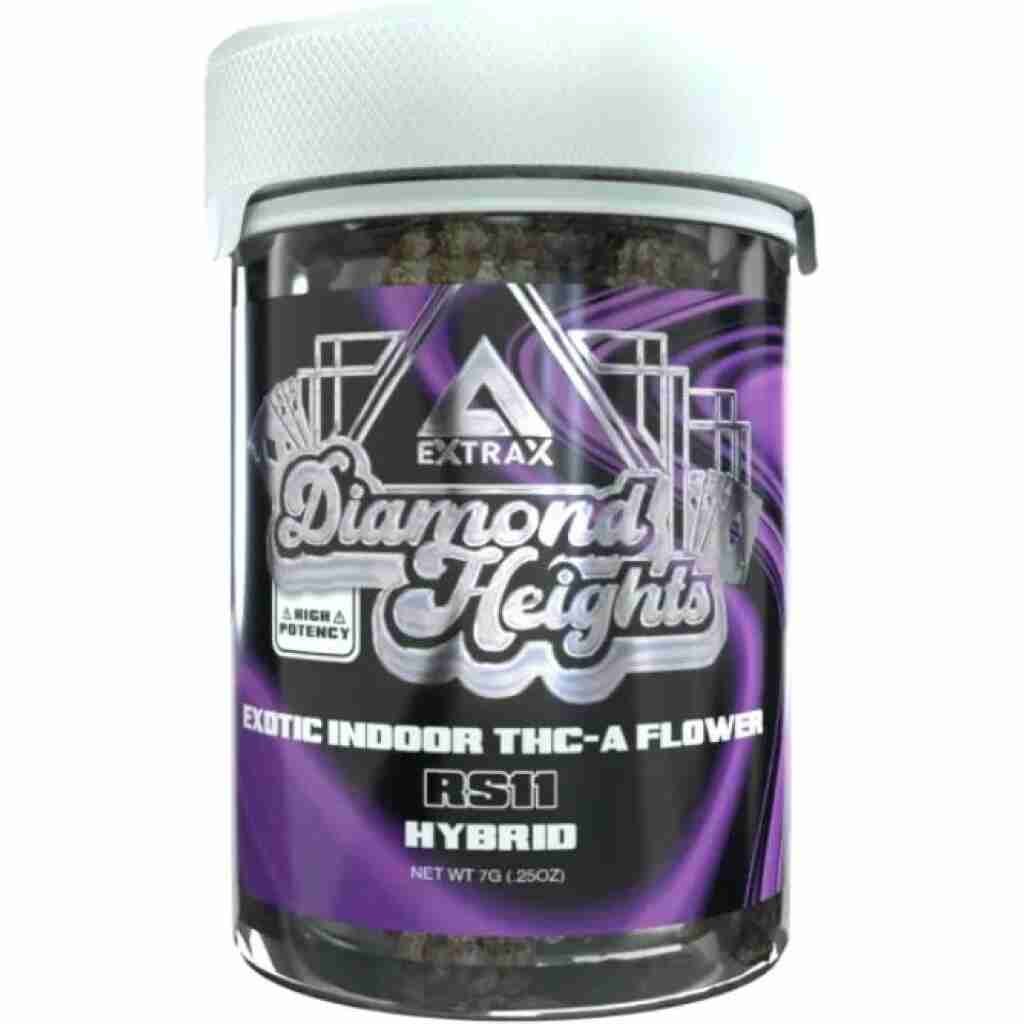 Delta Extrax Diamond Heights Exotic THCa Blüten im Glas (7 g) RS11Online kaufen