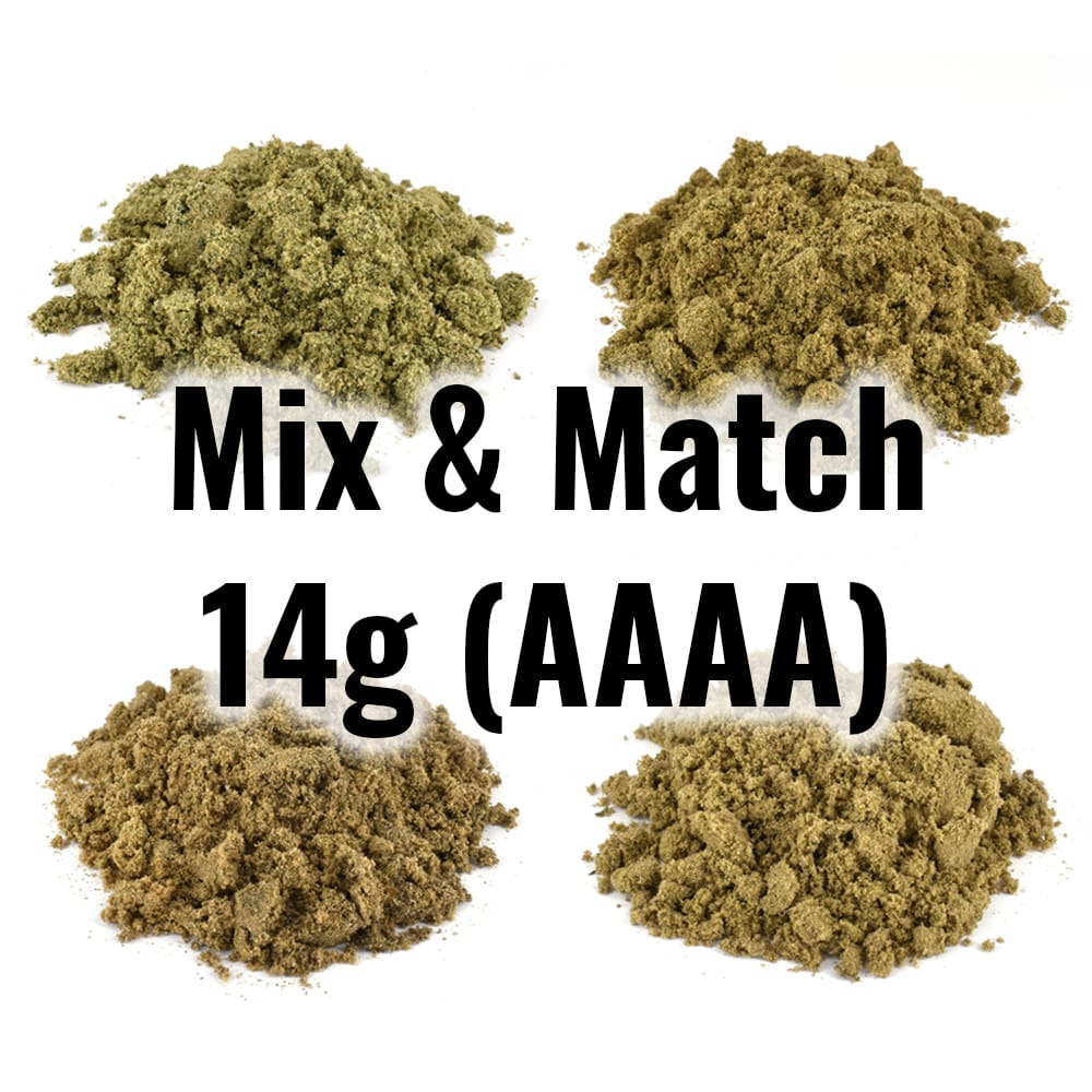 Kief (AAAA) kaufen – 14 Gramm mit 4 Sorten – Online mischen und kombinieren