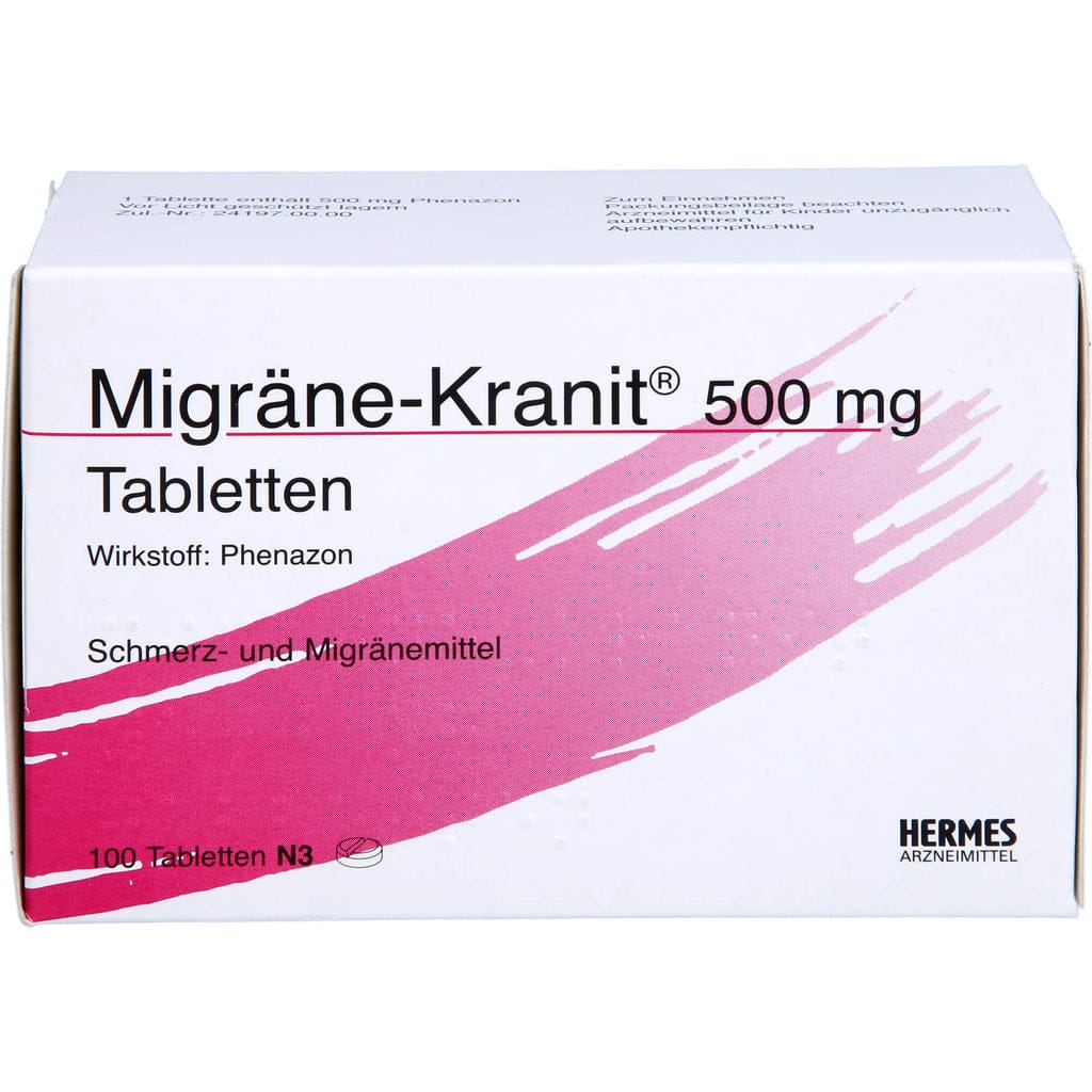 Buy Migraine-Kranit 500 mg Tablets, 100 pcs. Tablets online