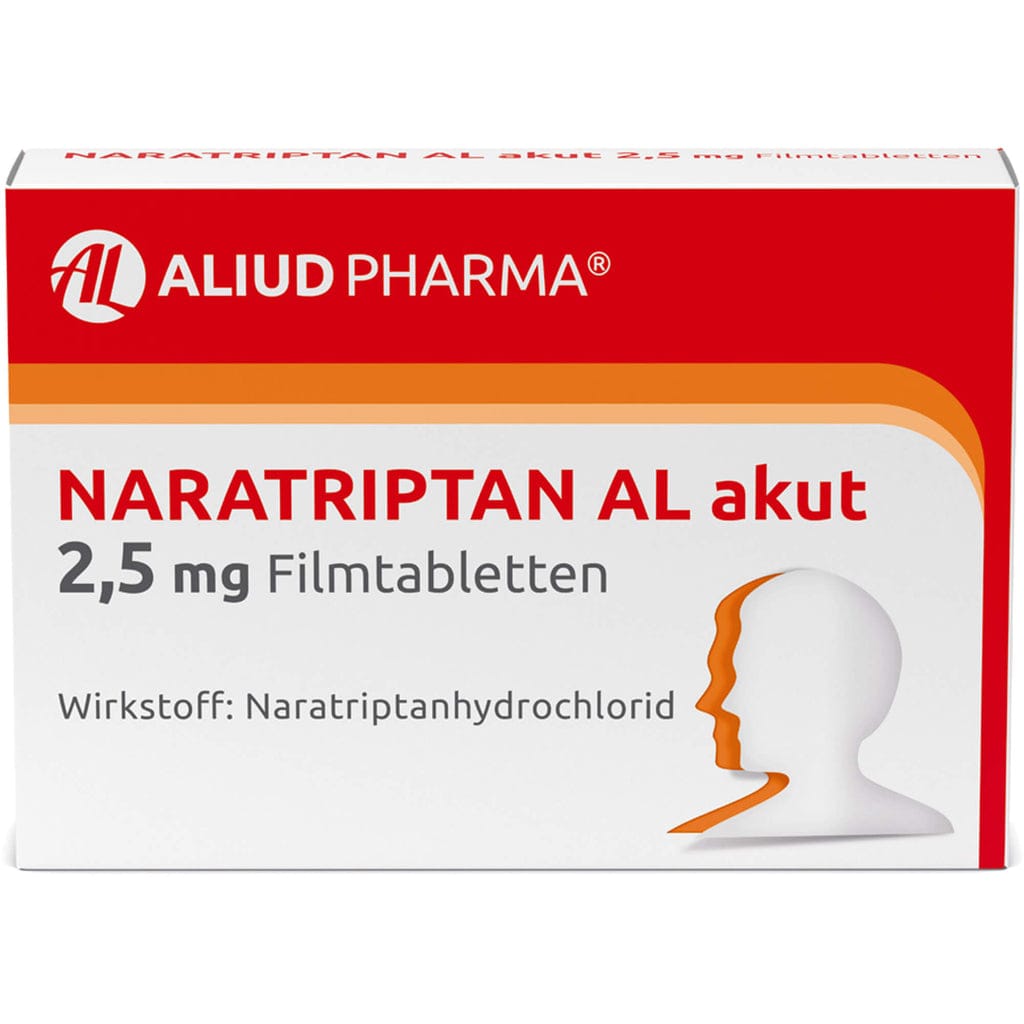 Naratriptan AL acute 2,5 mg Filmtabletten, 2 Stück. Tabletten online kaufen