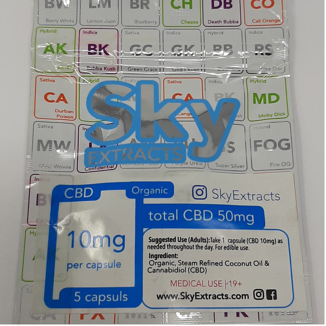 Sky Extracts CBD 10mg Kapseln Online Kaufen