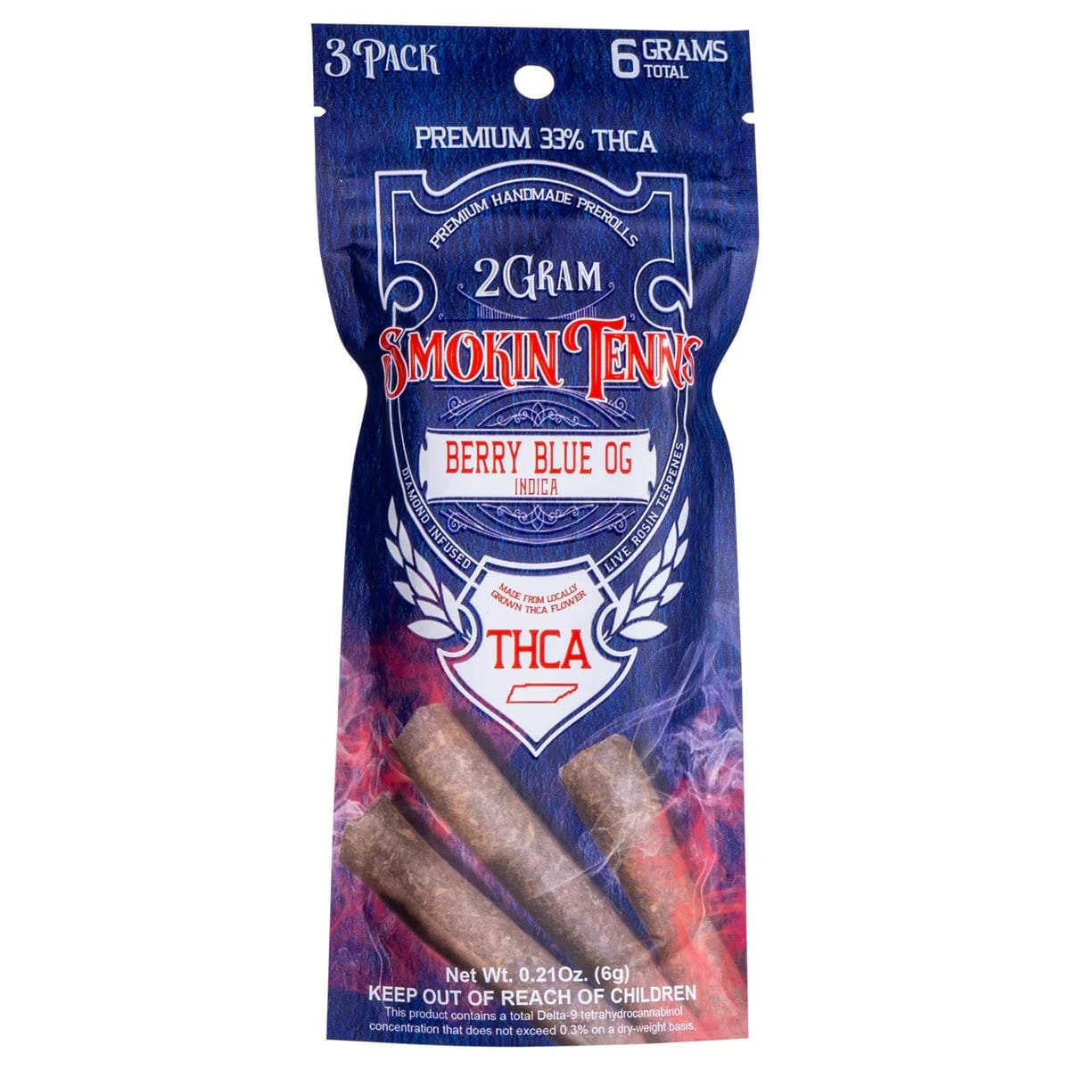 Smokin Tenns THCa Premium Indoor Blüten 1g online kaufen