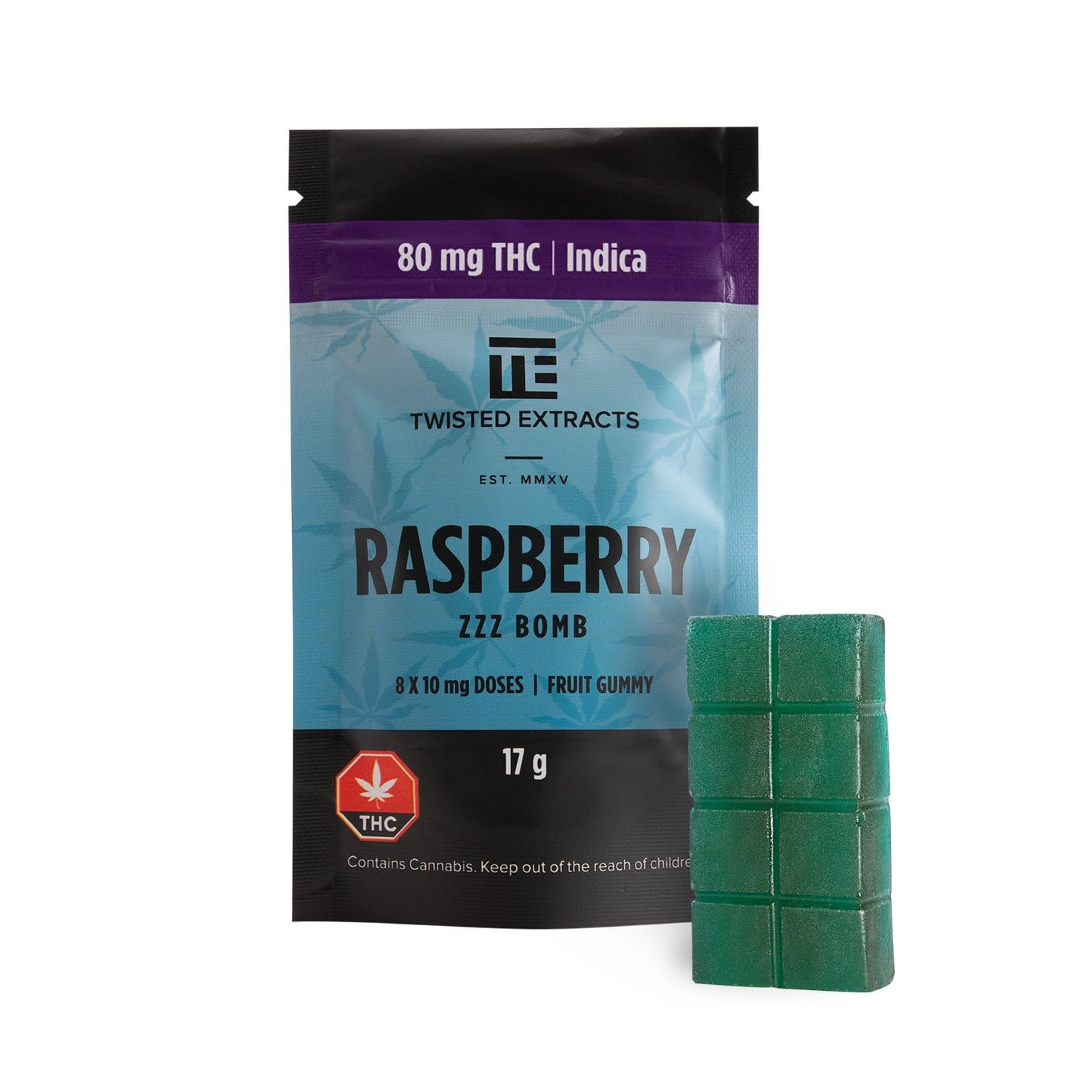 Twisted Extracts Blue Raspberry Bomb (80 mg THC) online kaufen