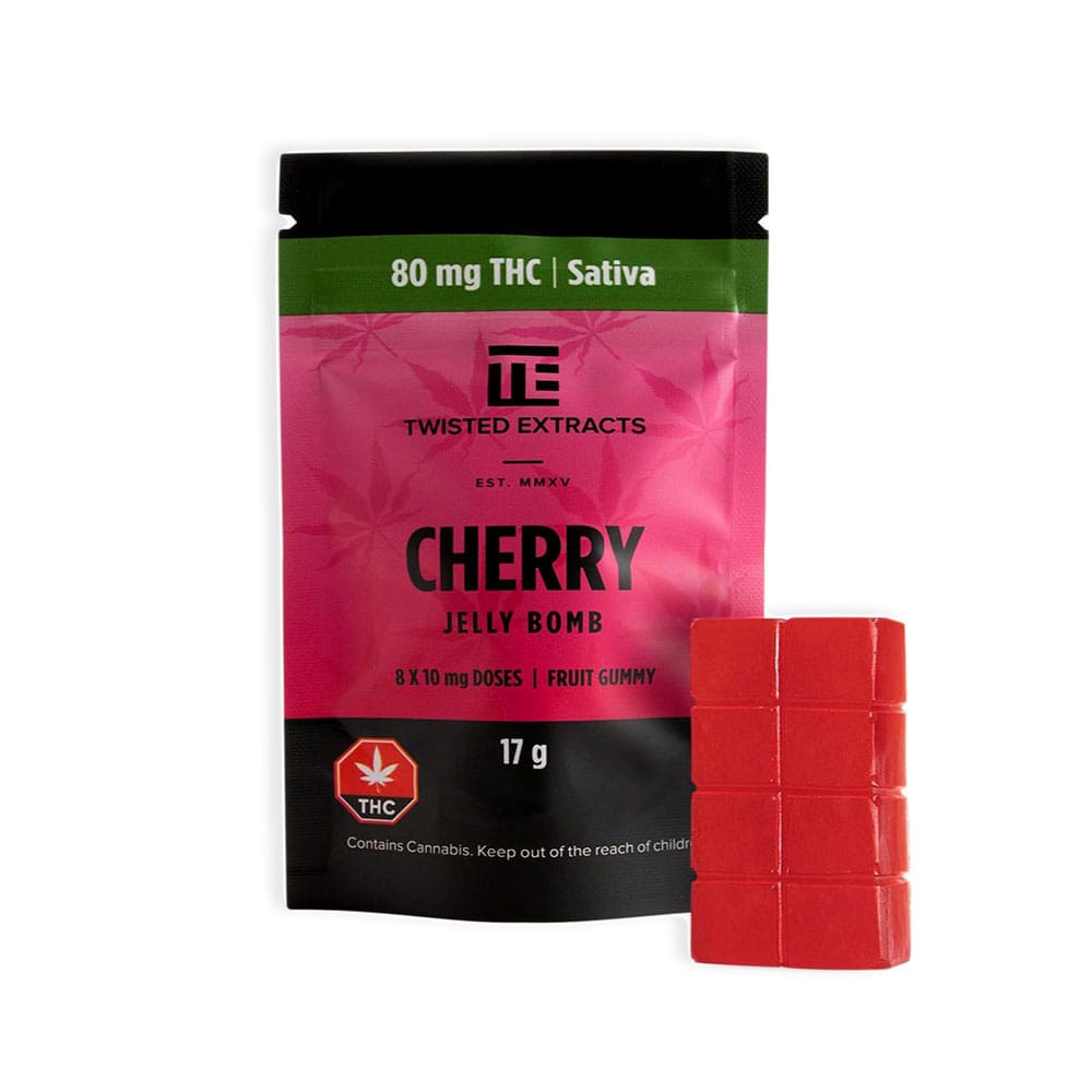 Buy Twisted Extracts Cherry THC Jelly Bomb Online