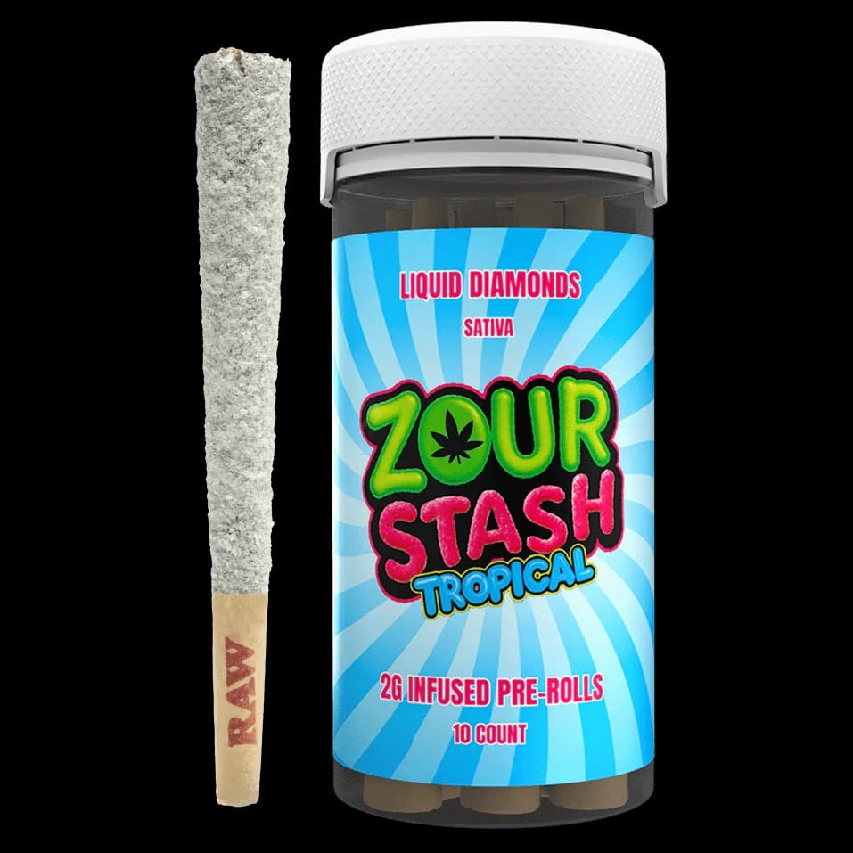 Zour Stash THCa Liquid Diamonds Pre-Rolls 2g 10ct online kaufen