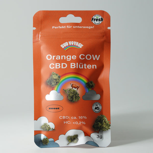 Kaufen Sie CBD Blüten BudVoyage Orange Cow (16% CBD) online