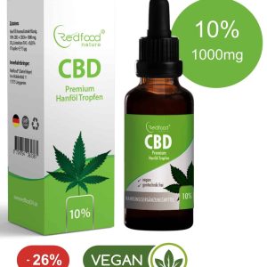 CBD ÖL 10 % Vollspektrum Hanf Öl Tropfen 10ml