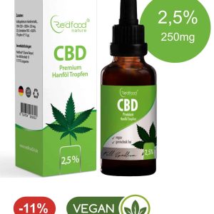 Kaufen Sie CBD ÖL 2,5% Vollspektrum Hanf Öl 10ml Online