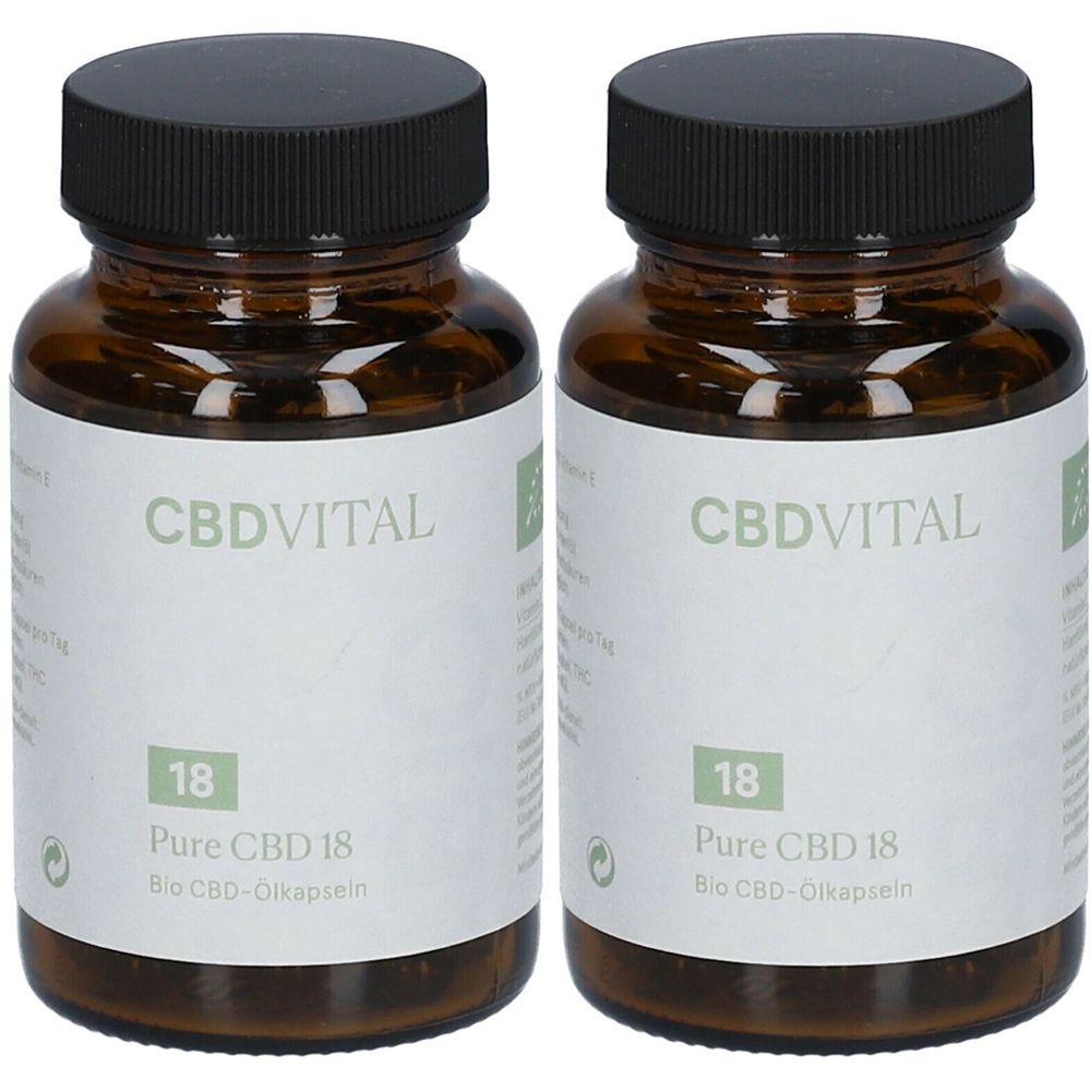 CBD VITAL Bio Pure 18 CBD Kapseln