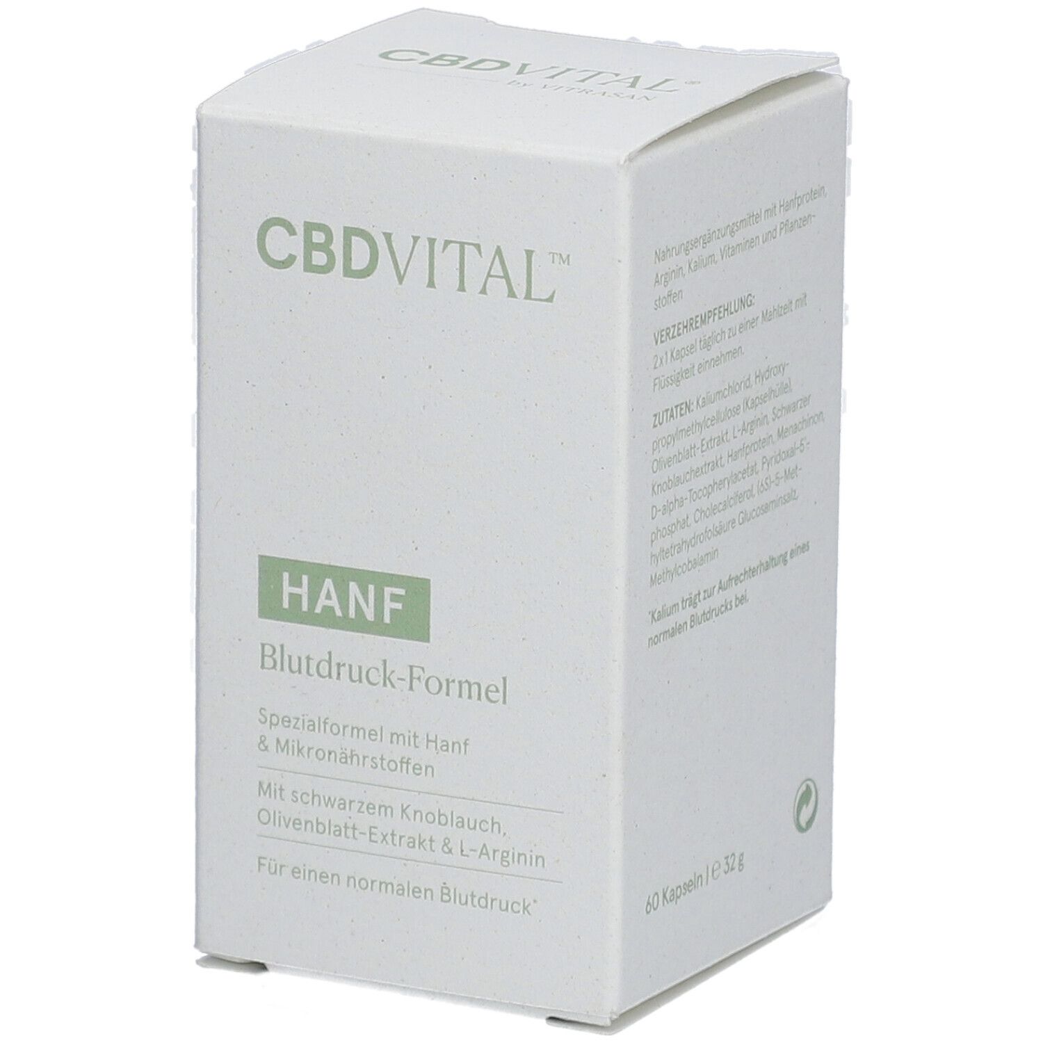 CBD VITAL Hanf Blutdruck Formel Kapseln