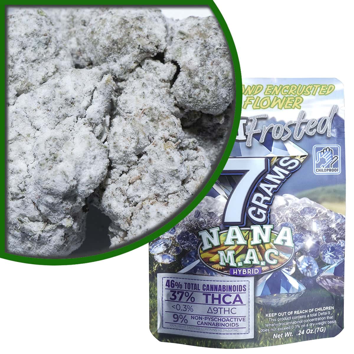 Dazed Frosted THCa Indoor Flower 7g For Sale Online