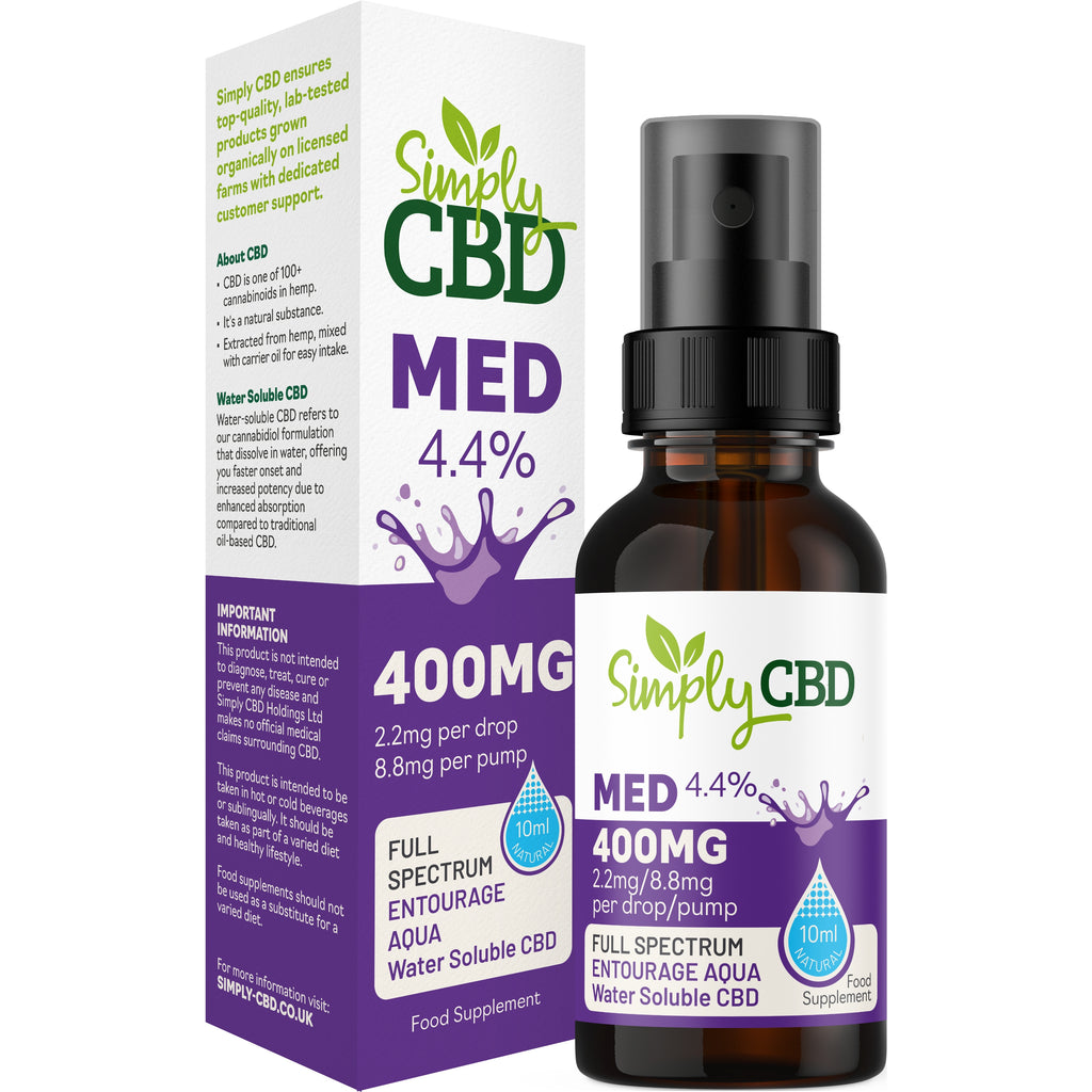 Entourage Aqua Wasserlösliches CBD - 4,4% Stärke (ab 10 ml) Online Kaufen