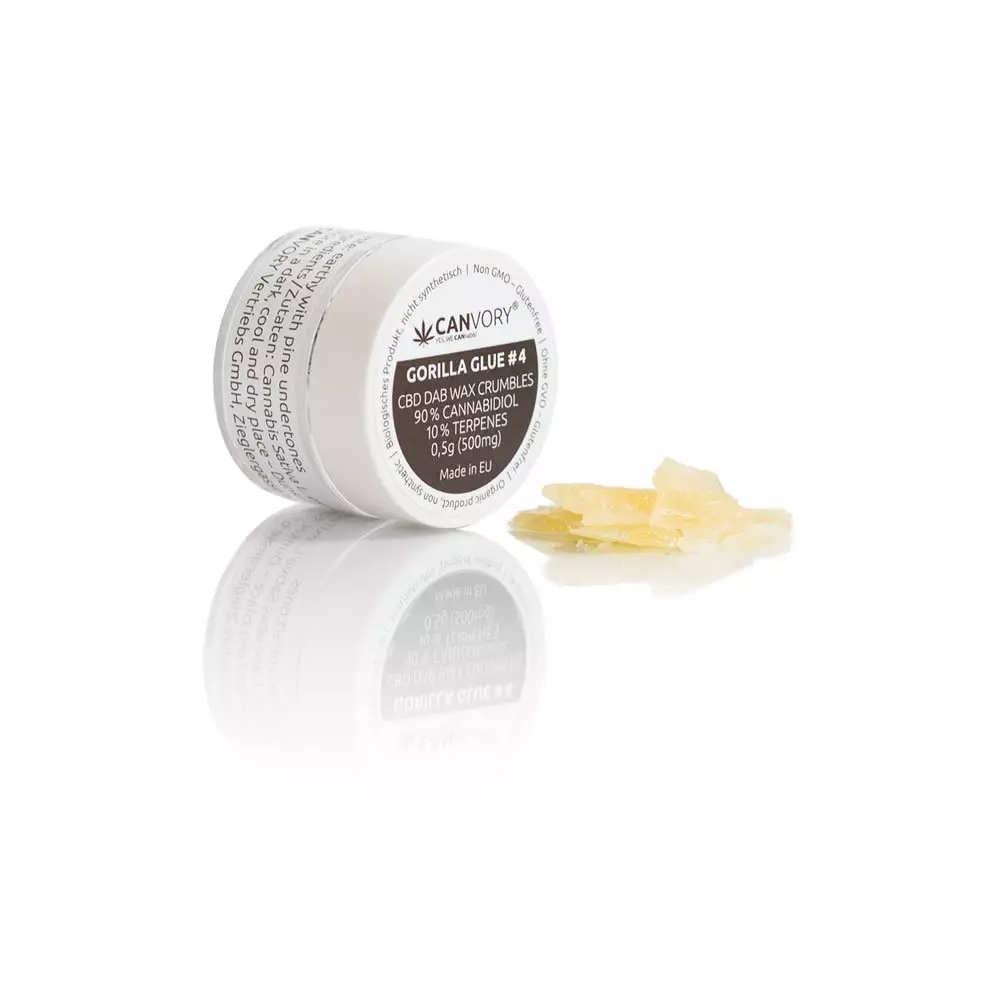 Gorilla Glue #4 CBD Cannabidiol Wachs Dab Wax 90 %, 500 mg online kaufen