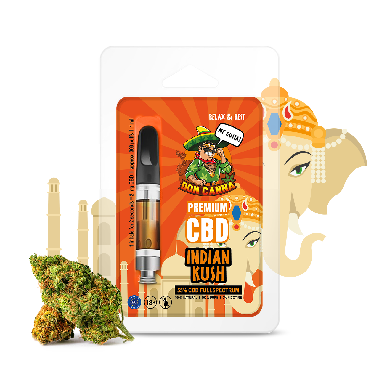 Hanfosan Premium CBD Liquid Indian Kush – 1 ml online kaufen