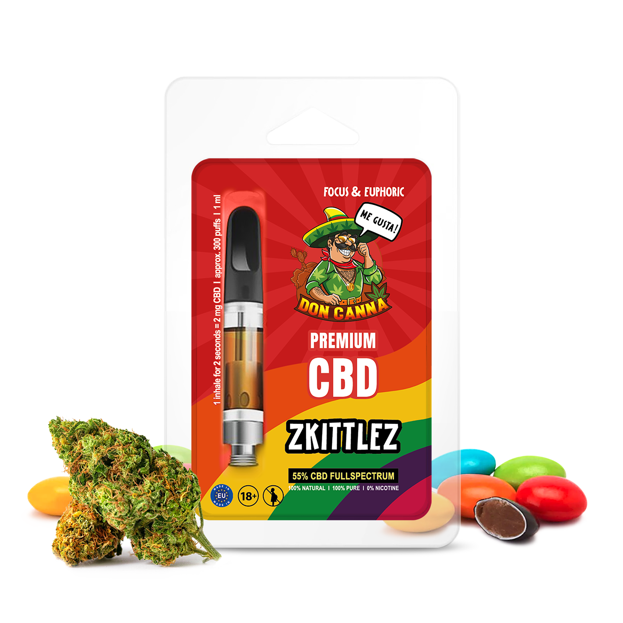Hanfosan Premium CBD Liquid Zkittlez – 1 ml online kaufen
