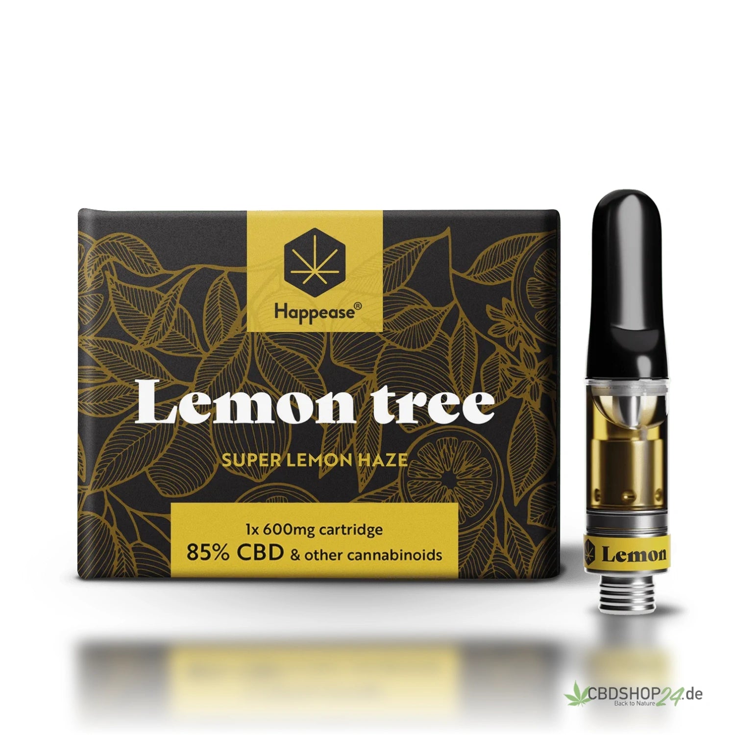 Kaufen Sie Happease® CBD Kartusche 85% - Zitronenbaum online