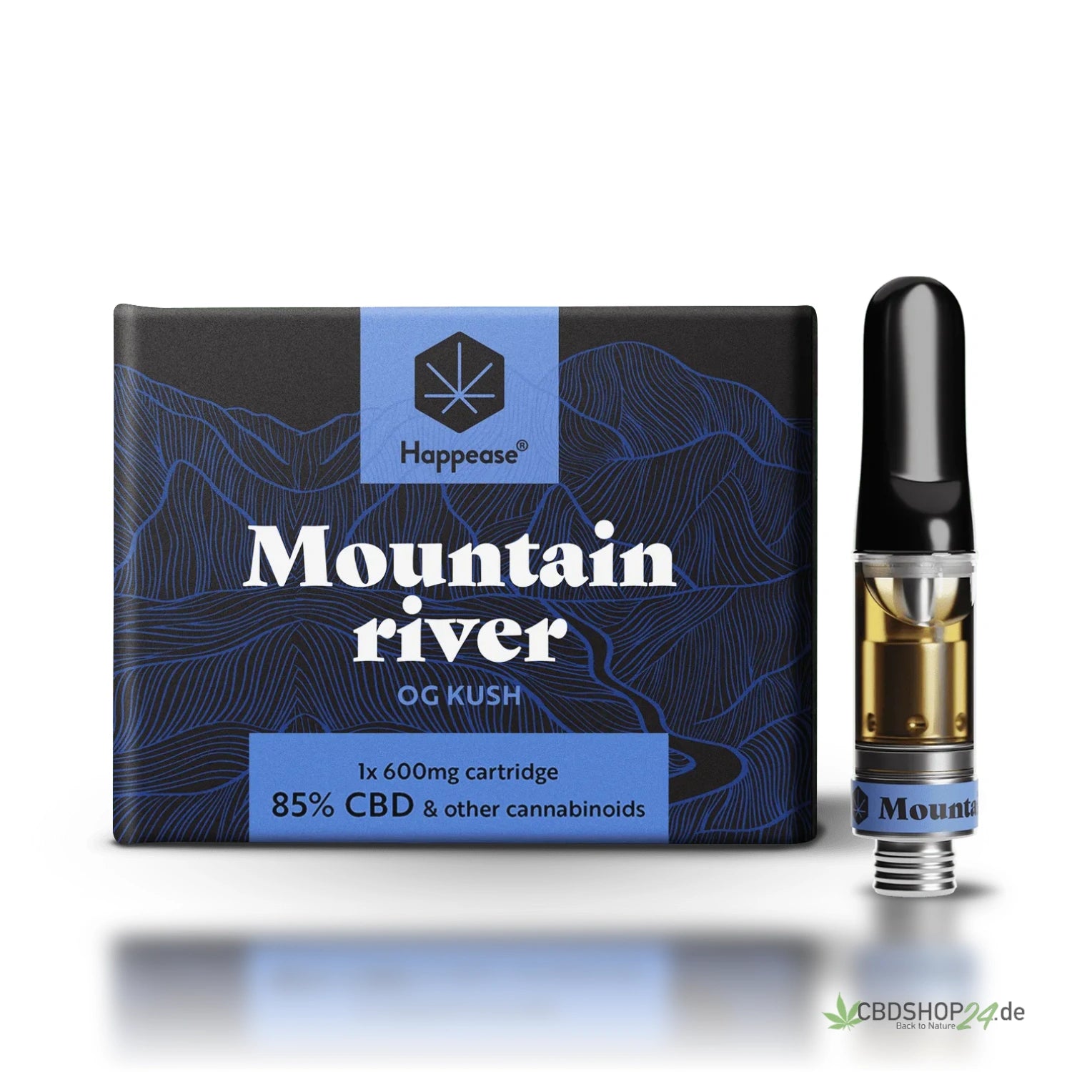Kaufen Sie Happease® CBD Kartusche 85% - Mountain River online