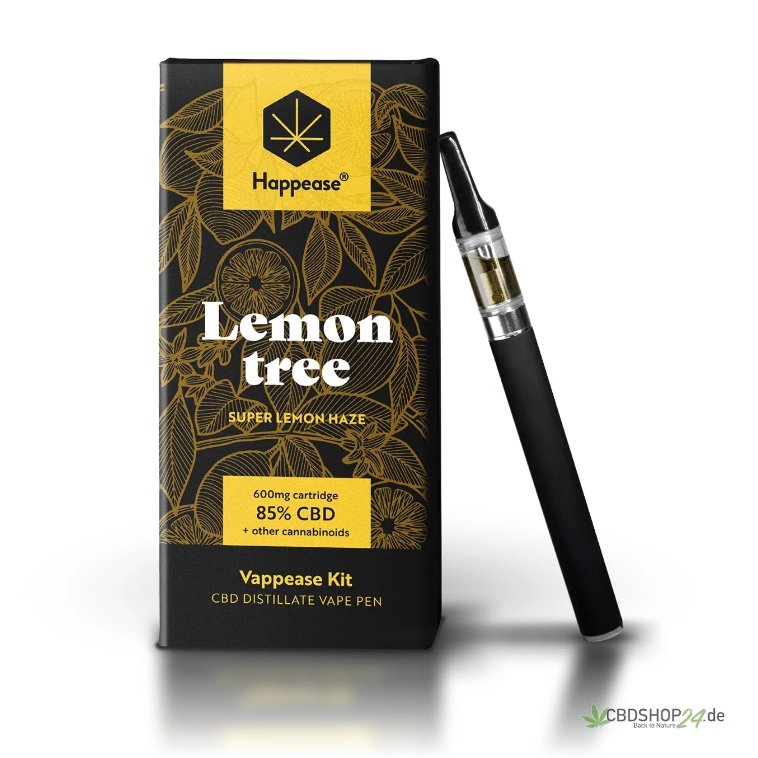 Happease® CBD Vape 85% - Lemon Tree