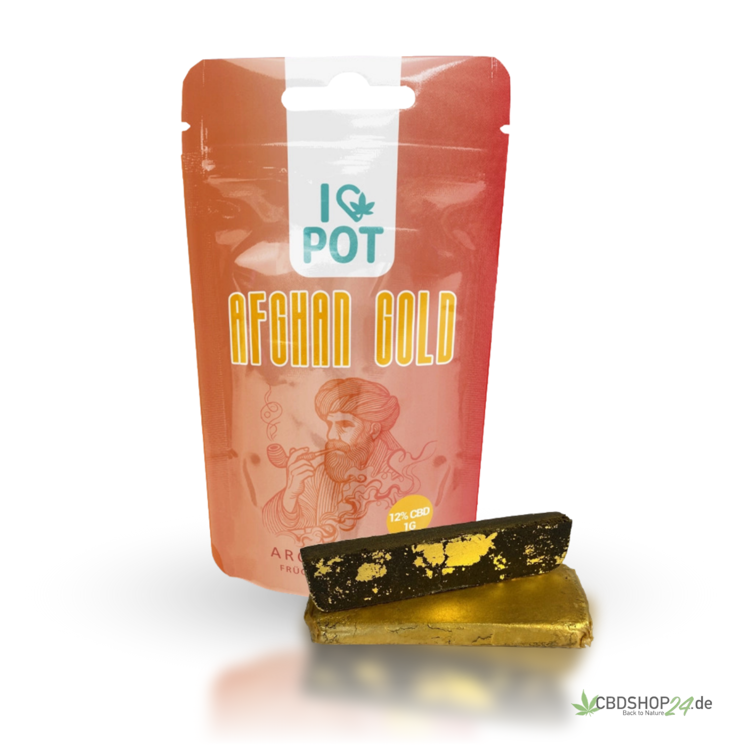 Kaufen Sie ILovePot CBD Hasch 12% - Afghan Gold online