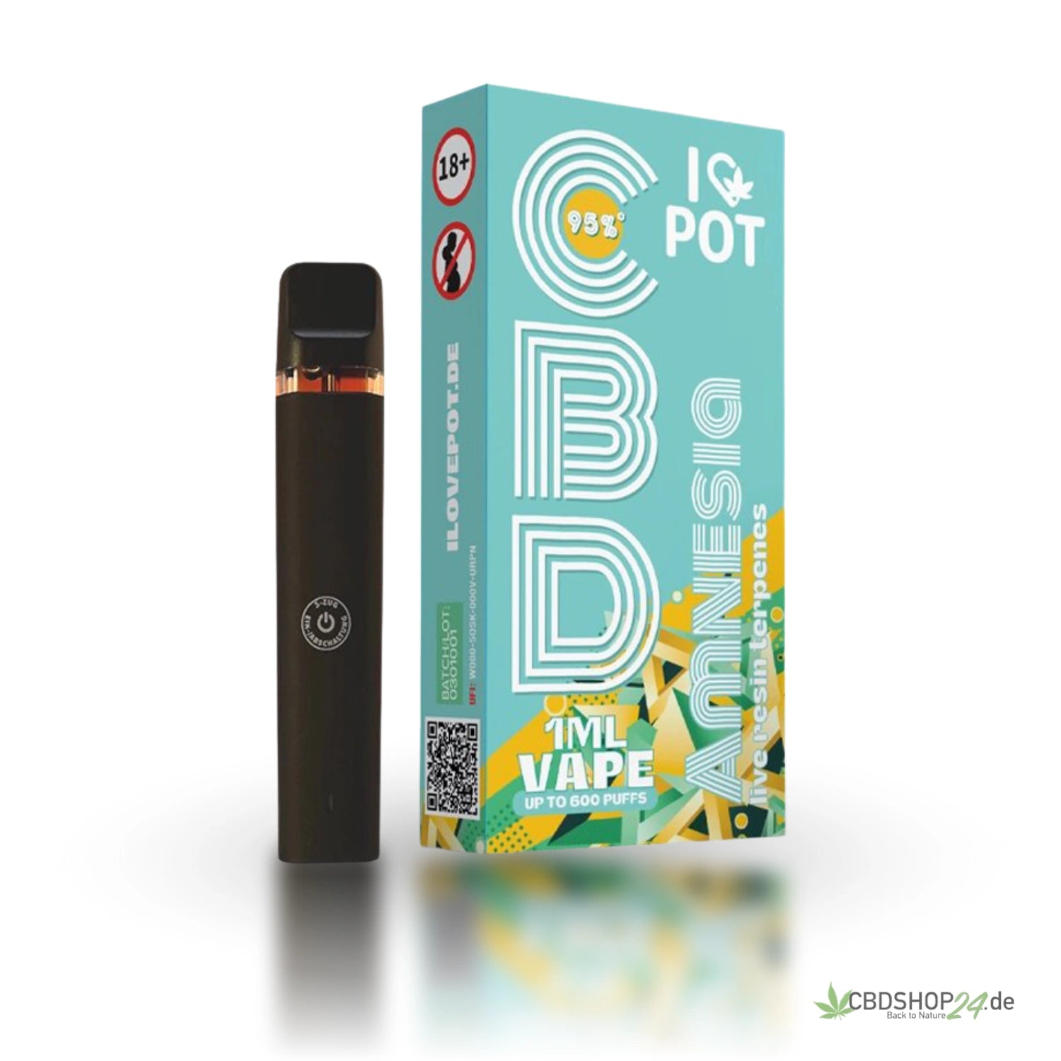 Kaufen Sie ILovePot CBD Vape 95% - Amnesia online