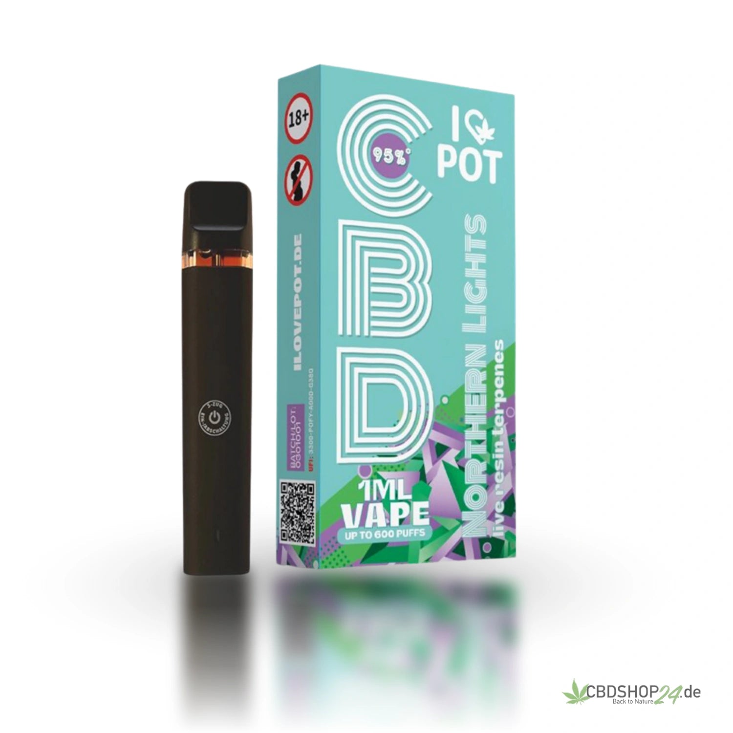 Kaufen Sie ILovePot CBD Vape 95% - Northern Lights online