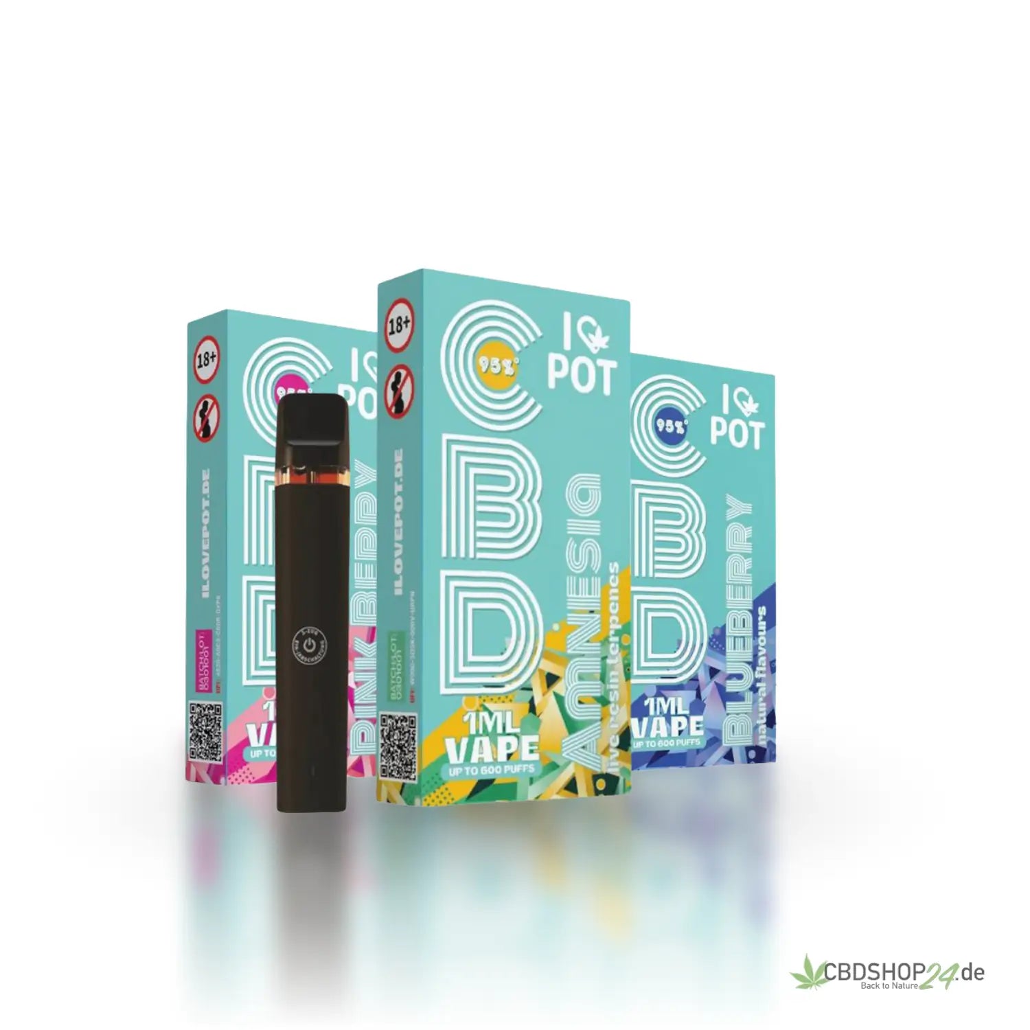 ILovePot CBD Vape Pack - 3 Stück