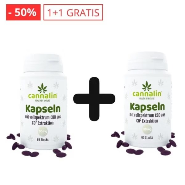 CBD Kapseln 30mg kaufen | 60 Stück online