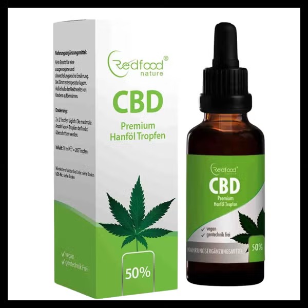 CBD Öl 50% Vollspektrum - 1+1 Gratis zum Online-Verkauf