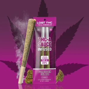 Lost THC THCa Sauce Pre-Rolls 2 x 2g For Sale Online
