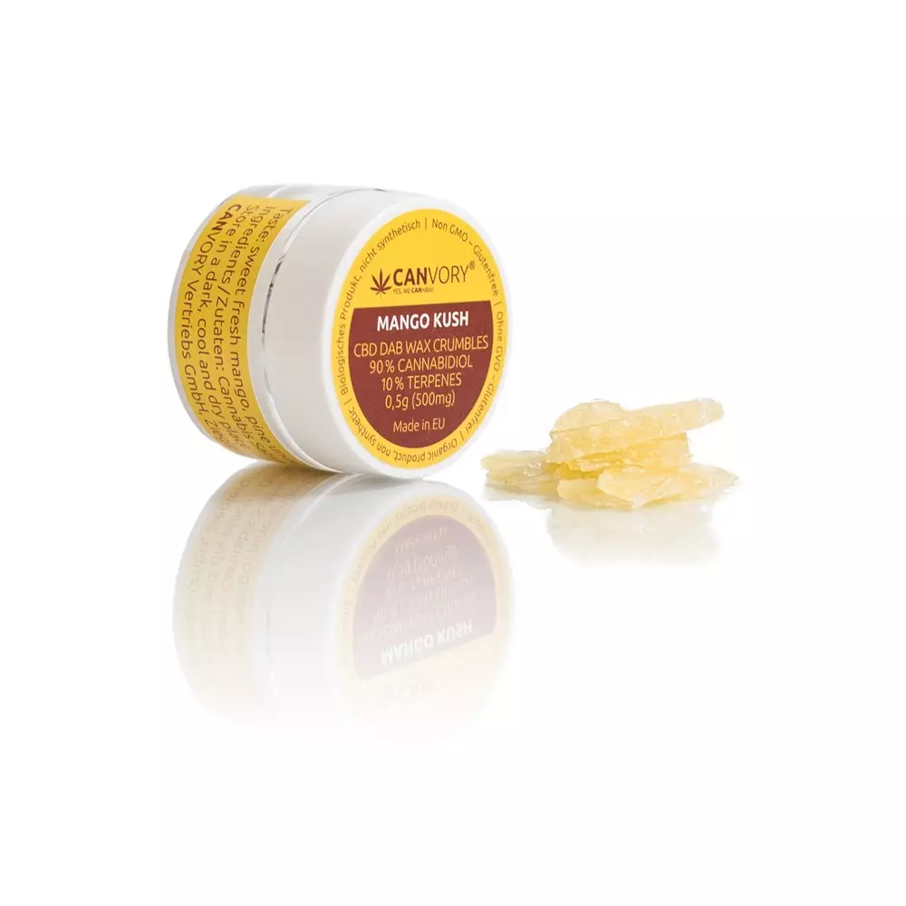 Kaufen Sie Mango Kush CBD Cannabidiol Wachs DAB WAX 90 %, 500 mg online