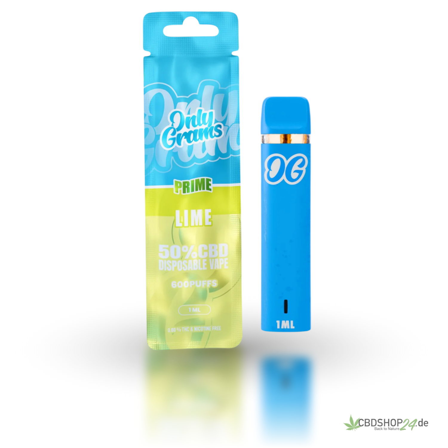 OnlyGrams CBD Vape 50% - Limette online kaufen