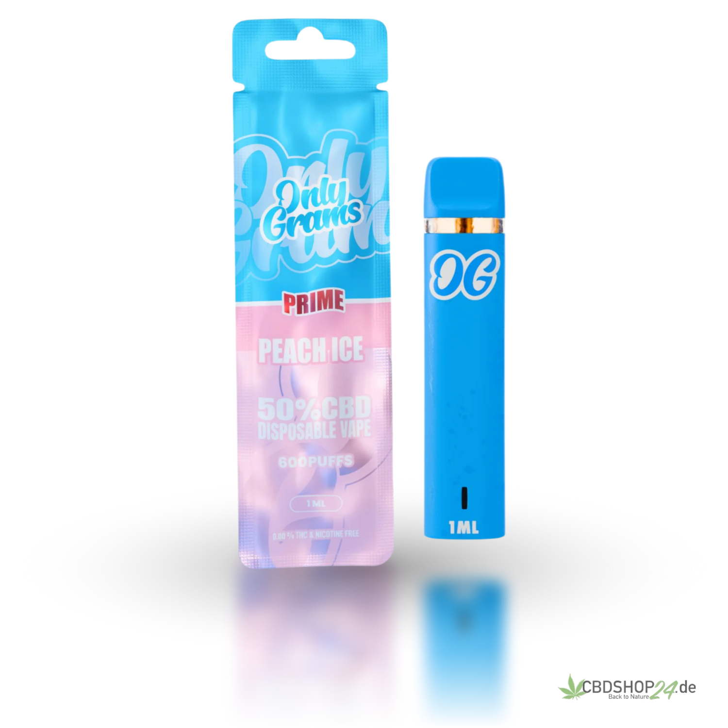 OnlyGrams CBD Vape 50% - Peach Ice online kaufen
