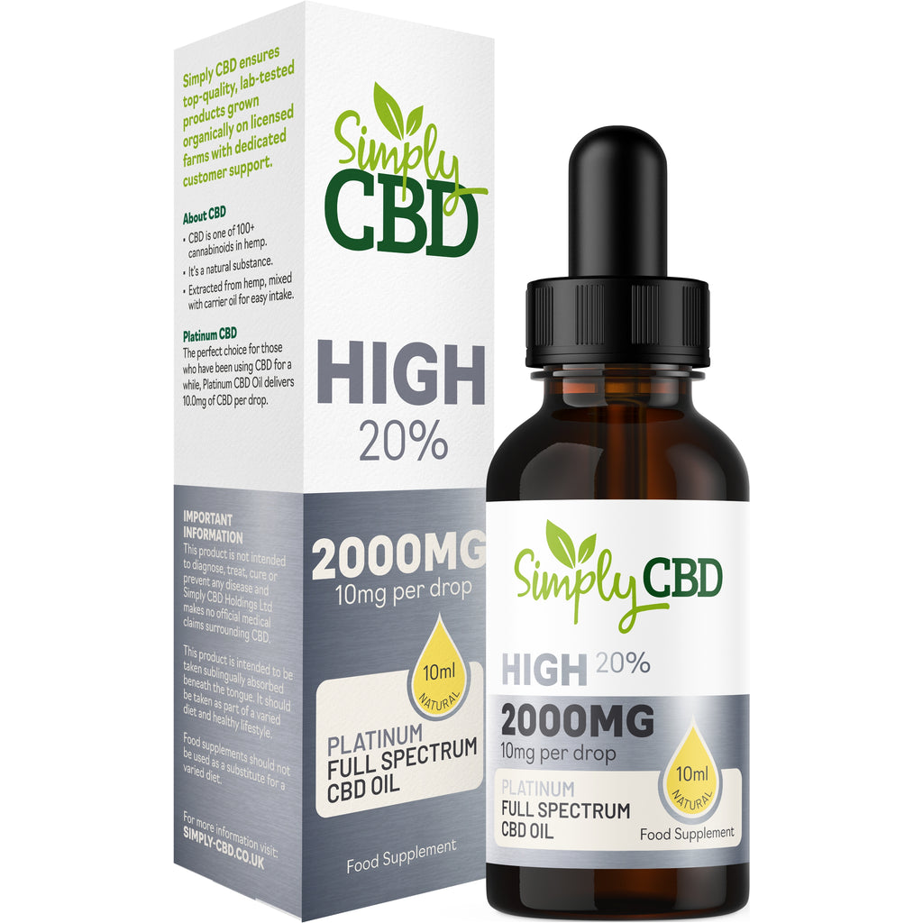 Platinum CBD-Öl – 20 % Stärke (10 ml) – Online erhältlich