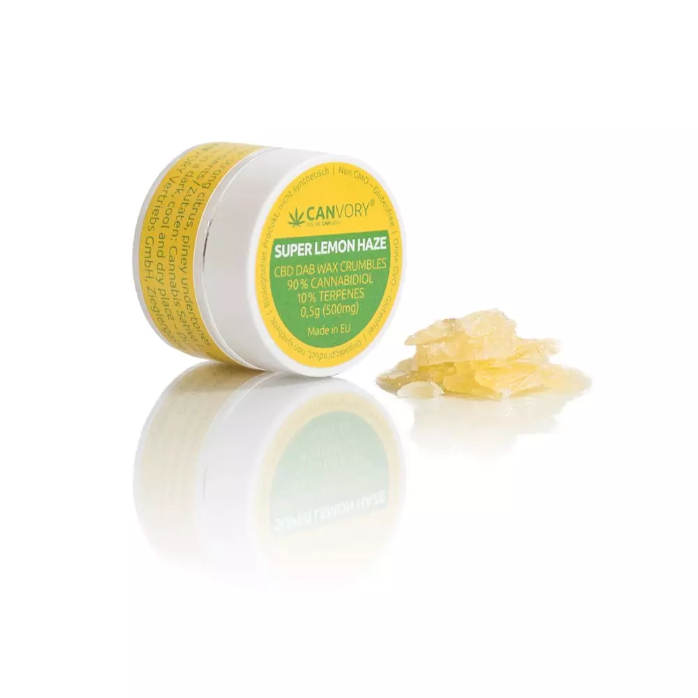 Super Lemon Haze CBD Cannabidiol Wachs Dab Wax 90 %, 500 mg online kaufen