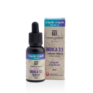 Twisted Extracts Oil Drops Indica 3:1 – Orange (225 mg CBD + 75 mg THC – 30 ml) online kaufen
