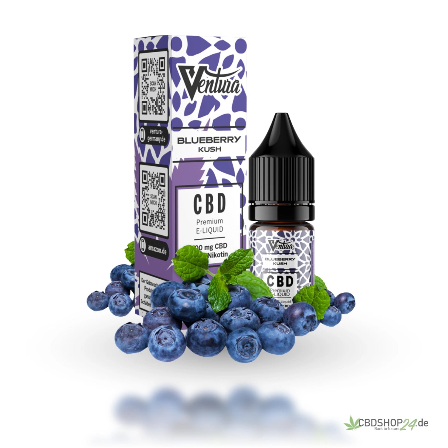 Ventura CBD Liquid 600mg - Blueberry Kush online kaufen