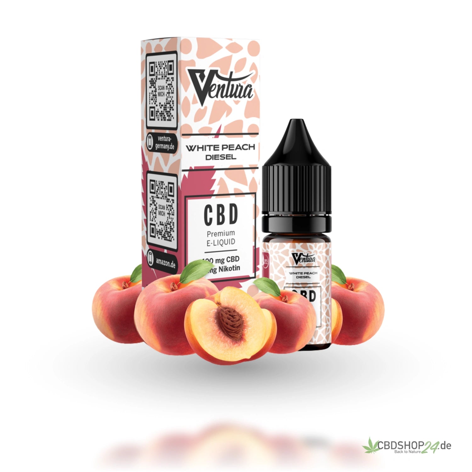 Ventura CBD Liquid 600mg - White Peach Diesel online kaufen