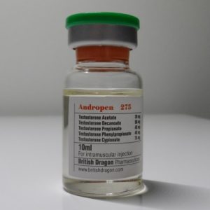 Andropen 275, Testosteron-Mix, 275 mg/1 ml, 10 ml, jetzt online bei British Dragon kaufen